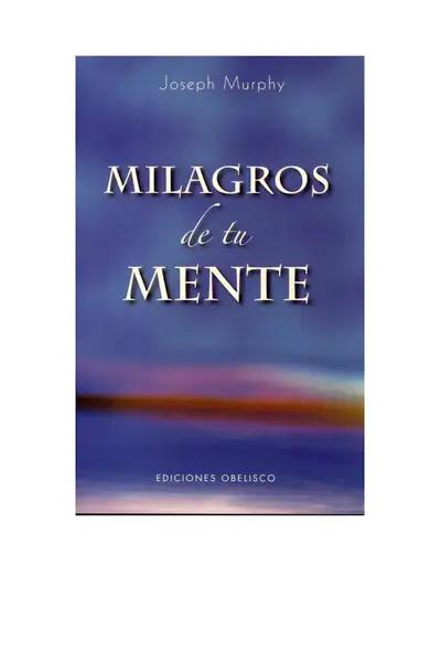 Portada del libro: Milagros De La Mente Joseph Murphy