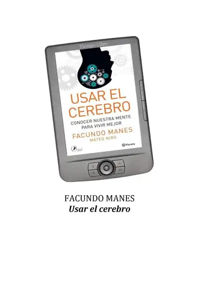 Portada del libro: Usar El Cerebro Facundo Manes
