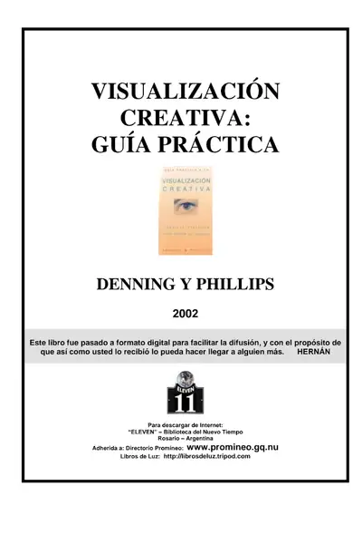 Portada del libro: Visualizacion Creativa Denning