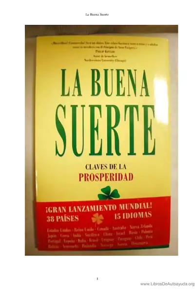 Portada del libro: La Buena Suerte Fernando Trias