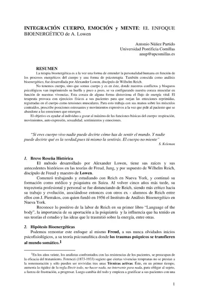 Portada del libro: Integracion Cuerpo Emocion Y Mente