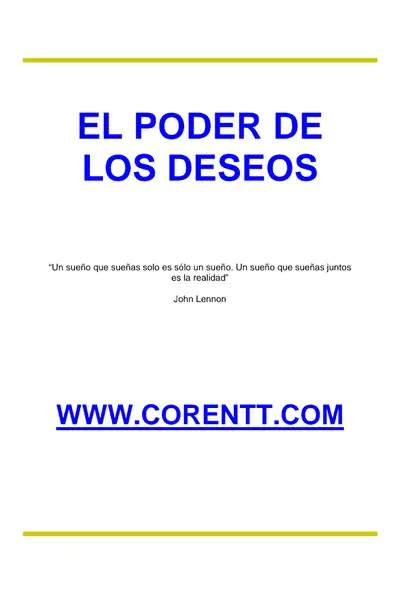Portada del libro: El Poder De Los Deseos Otros