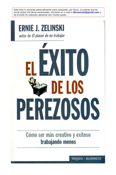 Portada del libro: El Exito De Los Prezosos Ernie J Zelinski