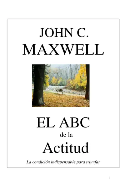 Portada del libro: El Abc De La Actitud 1