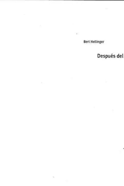 Portada del libro: Despues Del Conflicto La Paz Bert Heliinger