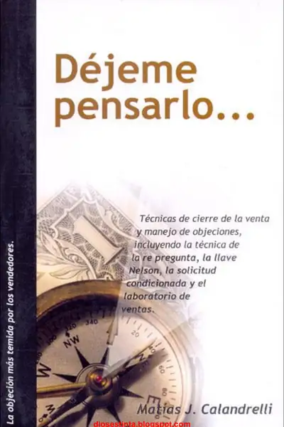 Portada del libro: Dejeme Pensarlo Matias Calandrelli
