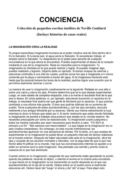 Portada del libro: Conciencia Neville
