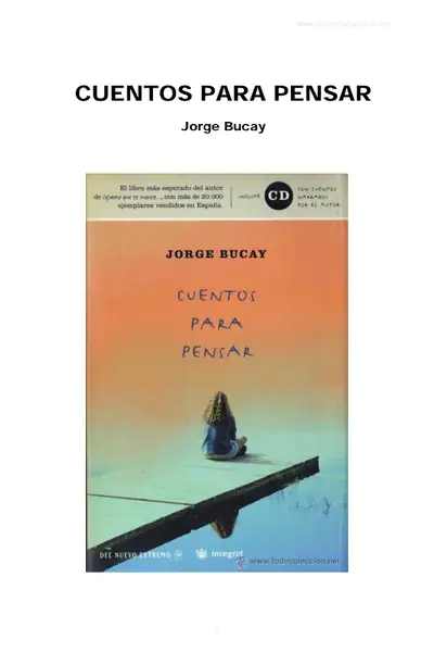 Portada del libro: Cuentos Para Pensar Jorge Bucay