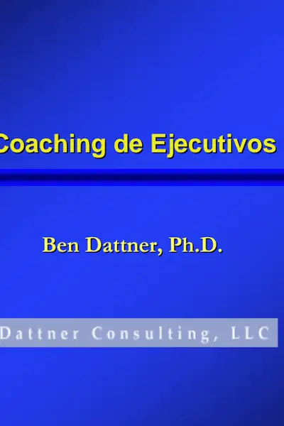 Portada del libro: Coaching De Ejecutivos Ben Dattner