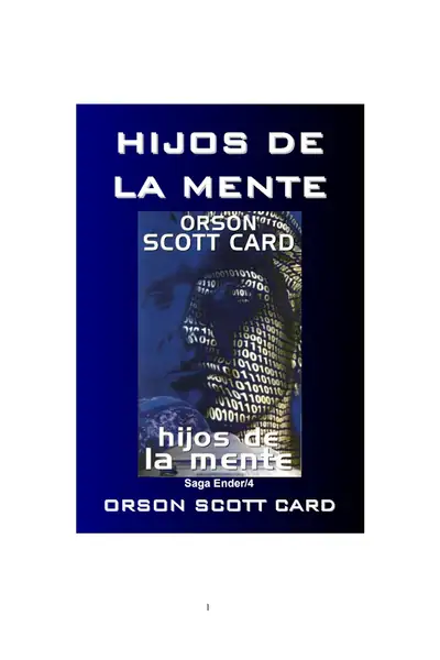 Portada del libro: Card, Orson Scott Ender 4 Hijos De La Mente