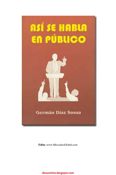 Portada del libro: Asi Se Habla En Publico German Diaz Sossa