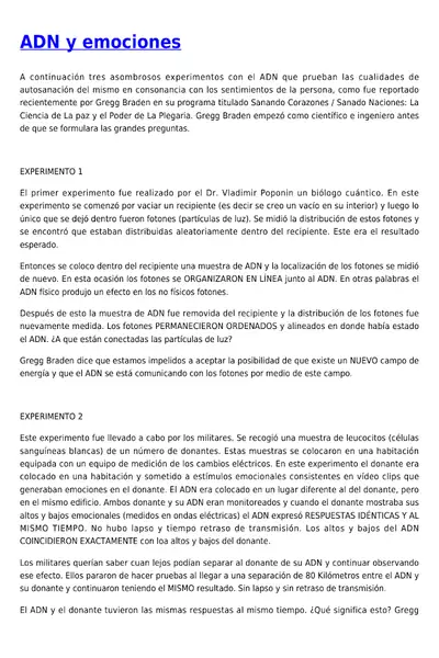 Portada del libro: Adn Y Emociones Otros