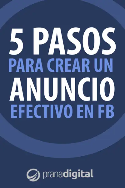 Portada del libro: 5 Pasos Para Crear Un Anuncio Efectivo En Fb Otros