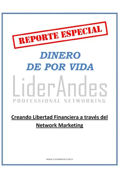 Portada del libro: Dinero De Por Vida Liderandes