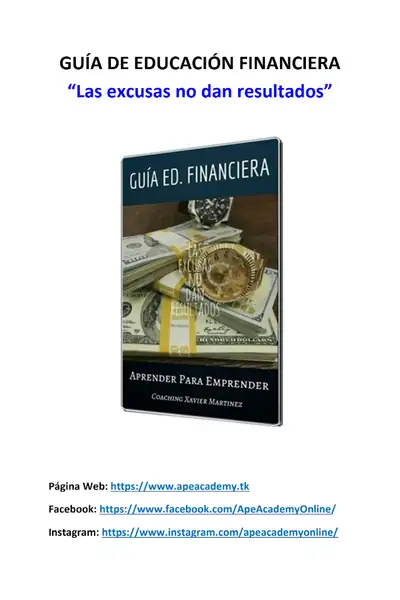 Portada del libro: Las Excusas No Dan Resultados Xavier Martinez