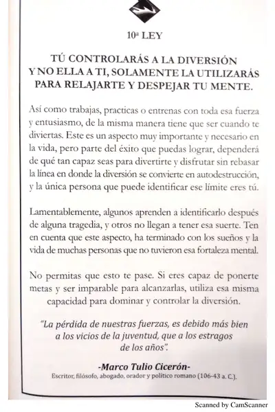 Portada del libro: Leyes 10ma Ley