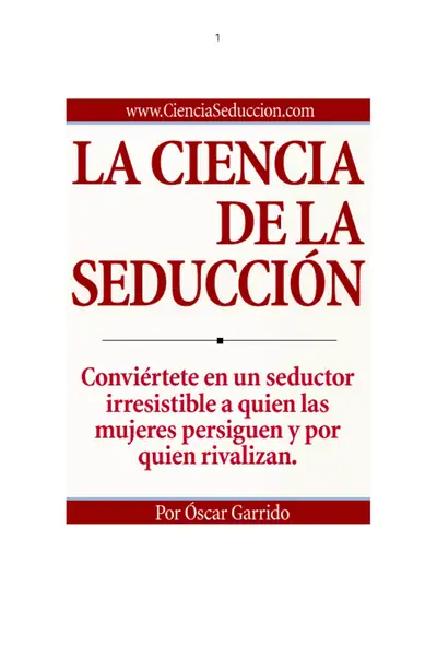 Portada del libro: S23 La Ciencia De La Seduccion Oscar Garrido