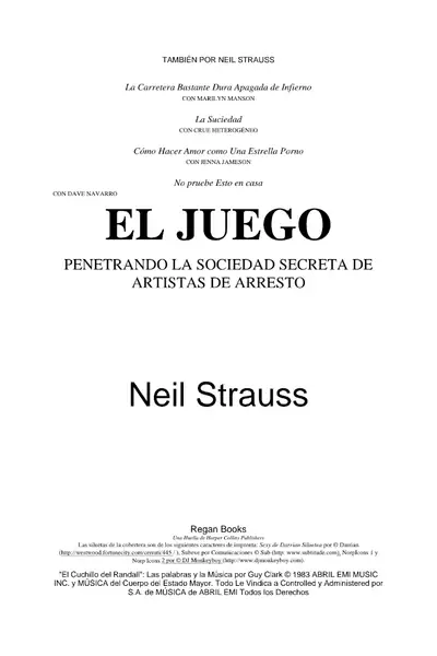 Portada del libro: S28 Neil Strauss El MéTodo