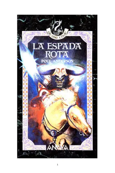 Portada del libro: Anderson, Poul La Espada Rota