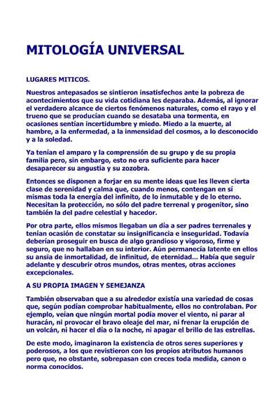 Portada del libro: Varios MitologíA Universal