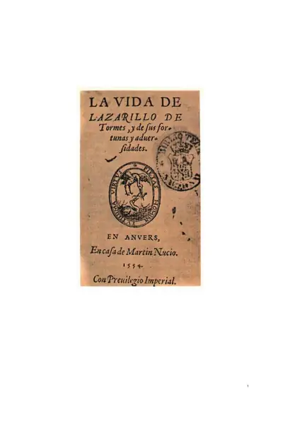Portada del libro: El Lazarillo