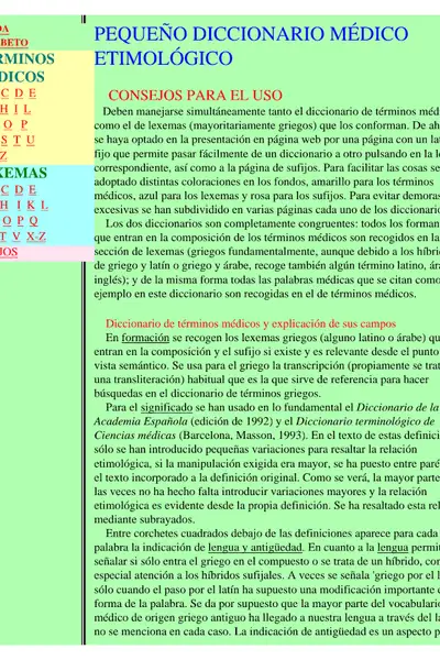 Portada del libro: Diccionario MéDico