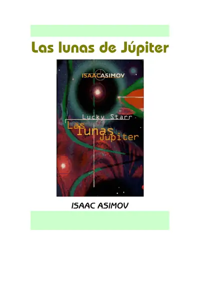 Portada del libro: Asimov, Isaac Ls 6, Las Lunas De Jupiter