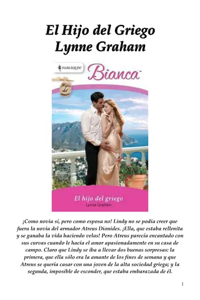 Portada del libro: Lectura Corta El Hijo Del Griego