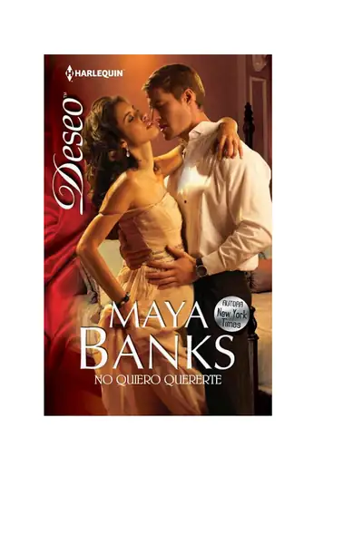 Portada del libro: Maya Banks Embarazo Y Pasion 04 No Quiero Quererte