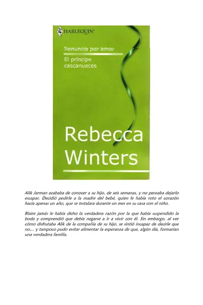 Portada del libro: Lectura Corta Renuncia Por Amor