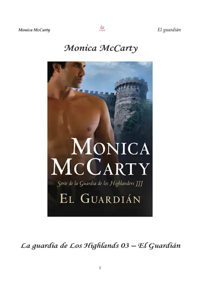 Portada del libro: Monica Mccarty 3 El Guardian