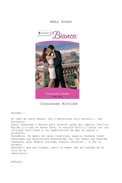 Portada del libro: Lectura Corta Corazones Rivales