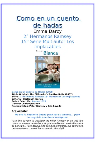 Portada del libro: Lectura Corta Como En Cuento De Hadas
