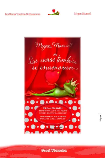 Portada del libro: Megan Maxwell La Ranas Tambien Se Enamoran