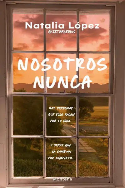 Portada del libro: Nosotros Nunca Natalia Lopez