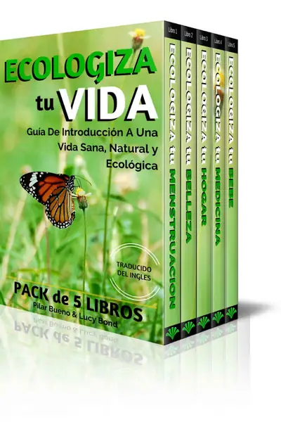 Portada del libro: ECOLOGIZA tu VIDA Coleccion de 5 Libros   MENSTRUACION