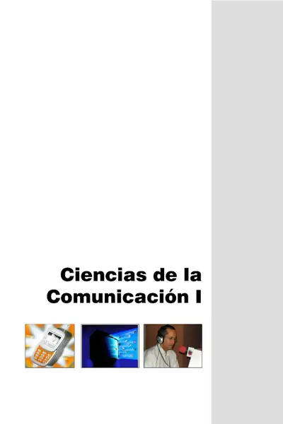 Portada del libro: C Comunicacion I Bach Son