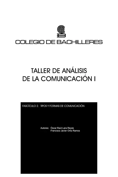 Portada del libro: Taller De Analisis