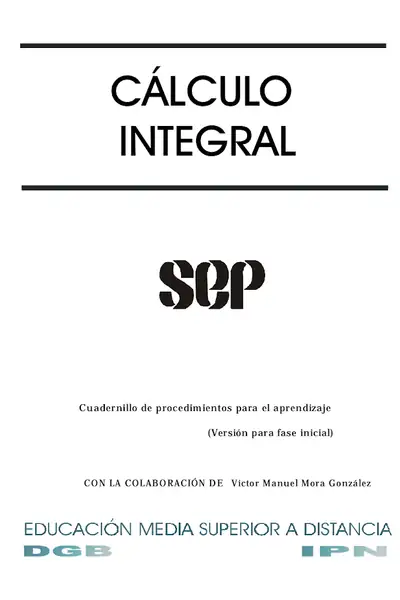 Portada del libro: CáLculo Integral Proce