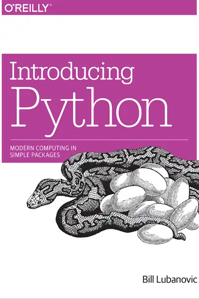 Portada del libro: Introducing Python Bill Lubanovic