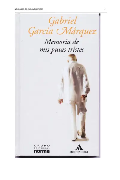 Portada del libro: Memorias De Mis Putas Tristes