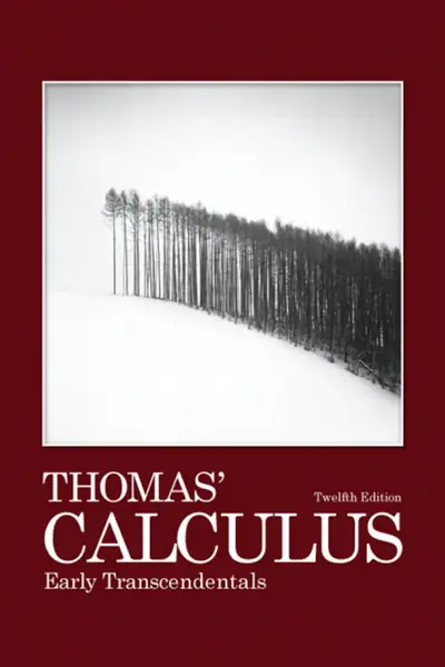 Portada del libro: Thomas Calculus 12th Edition Textbook