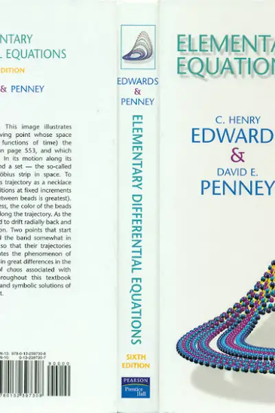 Portada del libro: 122715536 Elementary Differential Equations Sixth Edition Edwards And Penney