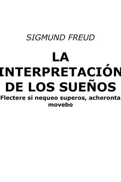Portada del libro: Sigmund+Freud+ +La+Interpretacion+De+Los+Suenos