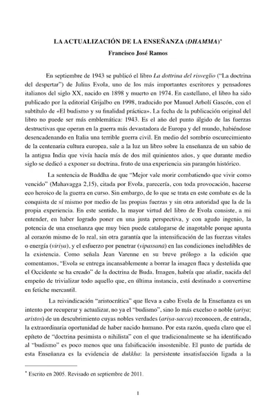 Portada del libro: Laactualizaciondelaensenanzaevolaramos