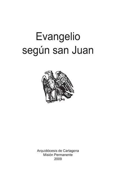 Portada del libro: Evangeliojuan 2009