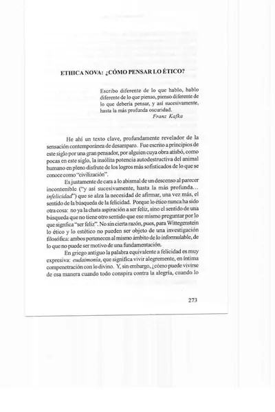 Portada del libro: 23ethicanova2000
