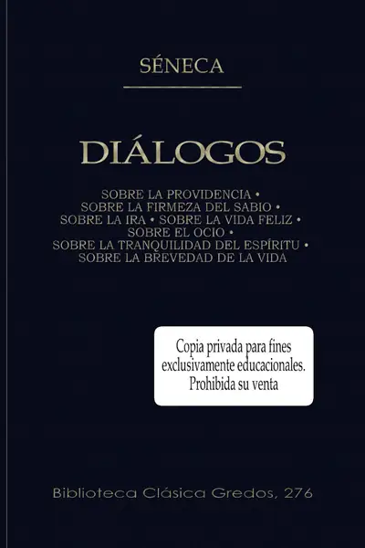 Portada del libro: 293695792 Seneca Dialogos