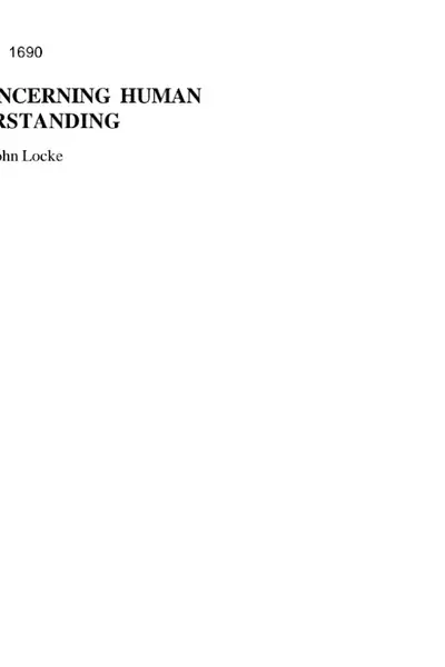 Portada del libro: John Locke An Essay Concerning Human Understanding