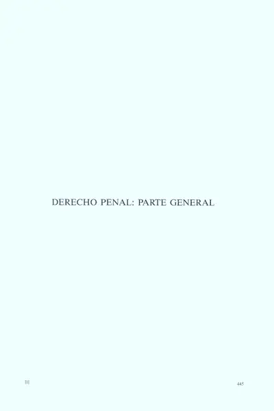 Portada del libro: Derecho Penal Parte General Varios Autores